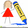 Animated Crayon Clipart Image