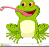 Frog Tongue Clipart Image