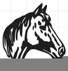 Rider And Horse Clipart Image