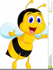 Cute Bee Cartoon Image