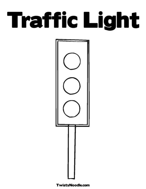 Traffic Light Coloring Page Jpg X Q image