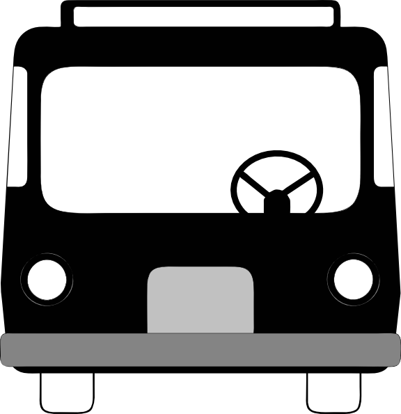 front of bus clipart - photo #1