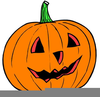 Carved Pumpkin Clipart Image