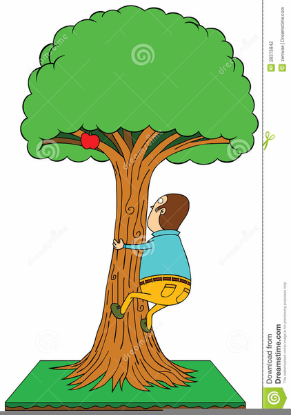 Clipart Boy Climbing Tree | Free Images at Clker.com - vector clip art