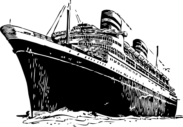 Ocean Liner Clip Art at Clker.com - vector clip art online, royalty