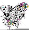 Free Heart Flourish Clipart Image