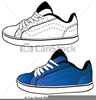 Free Running Shoe Clipart Image