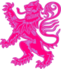 Pink Lion Clip Art