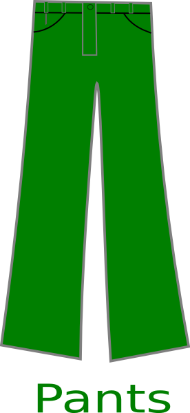 Green Pants Clip Art at Clker.com - vector clip art online, royalty