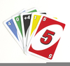 Uno Card Game Clipart Image