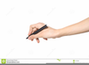 Hand Holding Pen Clipart Image