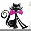 Cat Whiskers Clipart Image