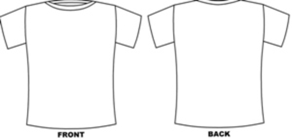 t shirt clipart front and back - photo #9