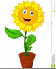 Sunflower Friends Clipart Image