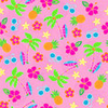 Tropical Seamless Repeat Pattern Vector Image