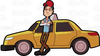 Clipart Of Driver Waiting Image