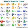 Plastic Toolbar Icons Image