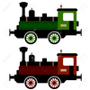 Steam Train Locomotive Stock Vector Image