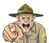 Drill Instructor Clipart Image