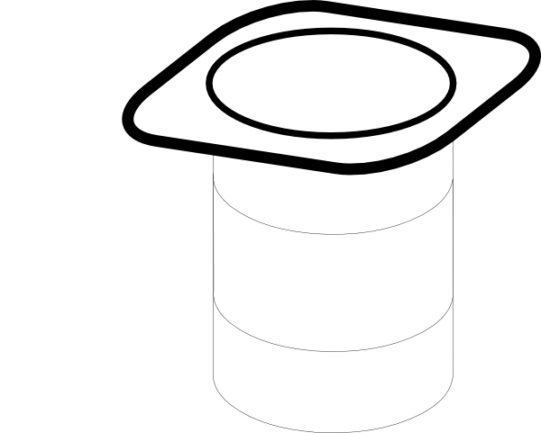 yogurt clipart black and white - photo #2