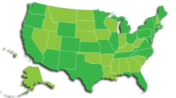 Vector Map Of Us Updated | Free Images at Clker.com ...
