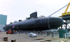 The Navy S Newest And Most Advanced Submarine, Pre-commissioning Unit (pcu) Virginia (ssn 774) Moved Out Doors For The First Time In Preparation For Her Aug. 16 Christening 3 Image