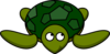 Turtle Looking Right Clip Art