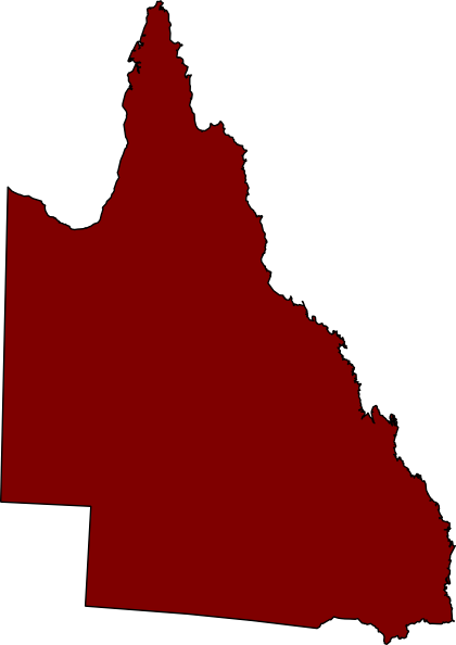 Qld Map - Maroon Clip Art at Clker.com - vector clip art ...