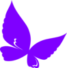 Purple Butterfly Clip Art