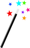 Small Magic Wand Clip Art