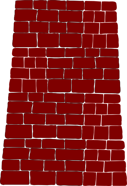 Red Brick Wall Clip Art at Clker.com - vector clip art online, royalty