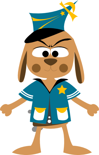 free clipart police dog - photo #1