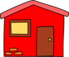 Red House Clip Art