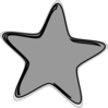 Gray Star2 Clip Art