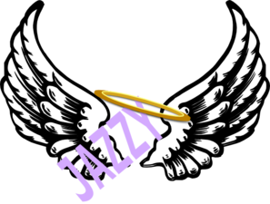 Jazzy Angels Logo Clip Art