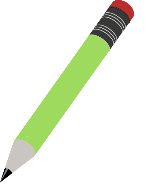 green pencil clipart - photo #6