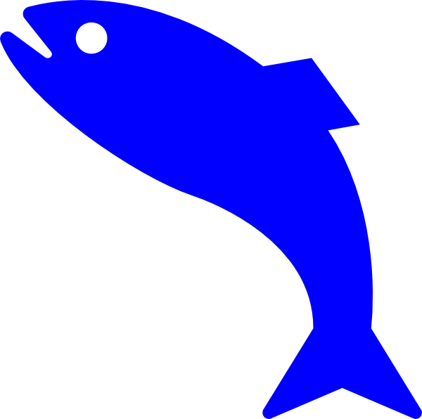 clipart blue fish - photo #20