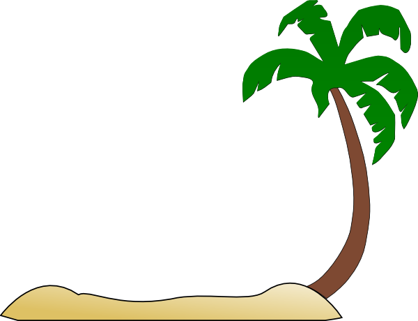 Beach Palm Tree Clip Art at Clker.com - vector clip art ...