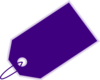 Purple Tag Clip Art
