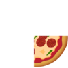 Three Quarters Pizza Clip Art