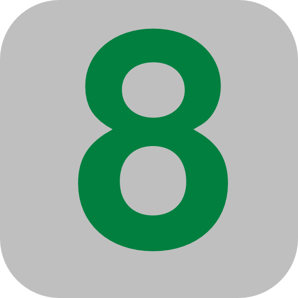 Image result for number 8 icon