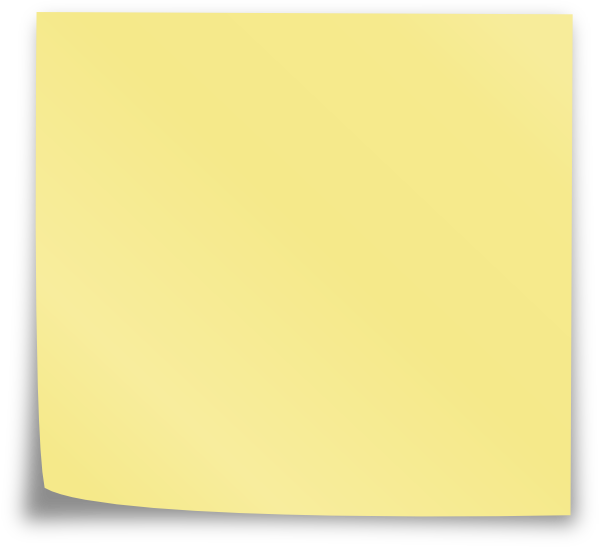 yellow notepad clipart - photo #18