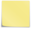 Yellow Sticky Clip Art