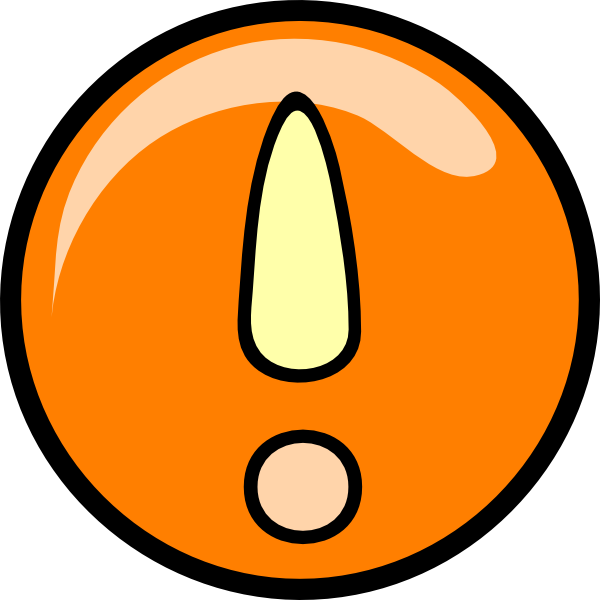 clipart exclamation mark - photo #6