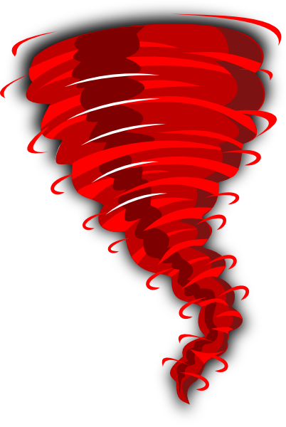 Red Tornado Clip Art at Clker.com - vector clip art online, royalty