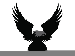 free eagle black and white clipart images