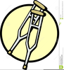 Pictures Of Crutches Clipart Image