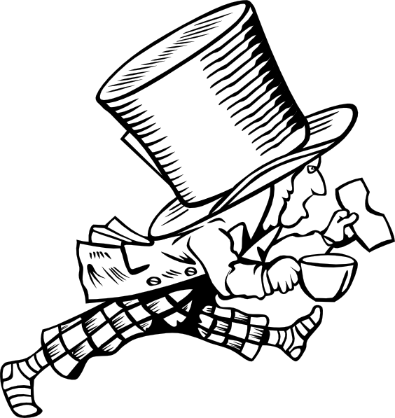 Mad Hatter 4 clip art