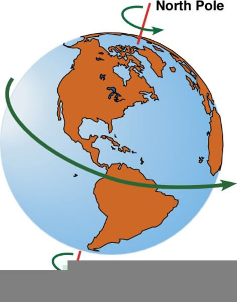 north pole on globe clipart