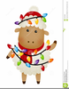 Christmas Sheep Clipart Image